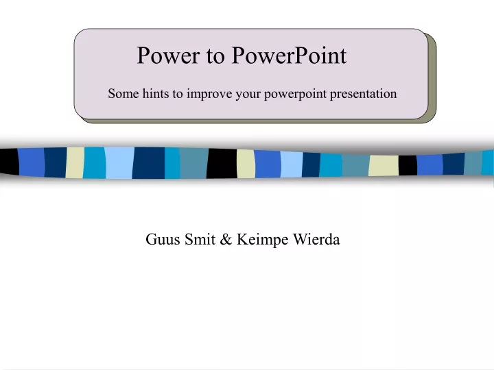 power to powerpoint