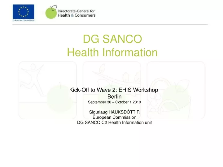 dg sanco health information