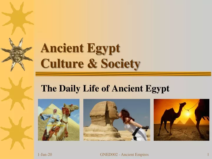 ancient egypt culture society