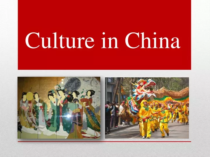 culture in china