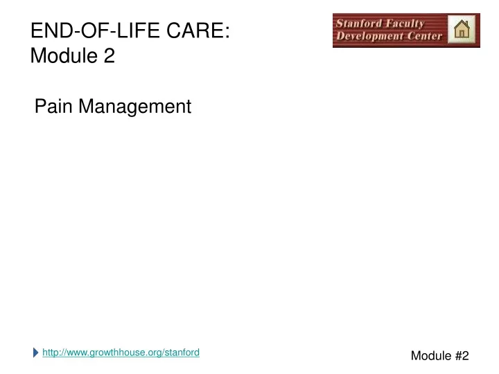 end of life care module 2