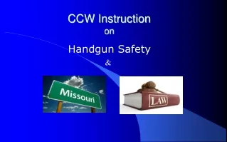 CCW Instruction on