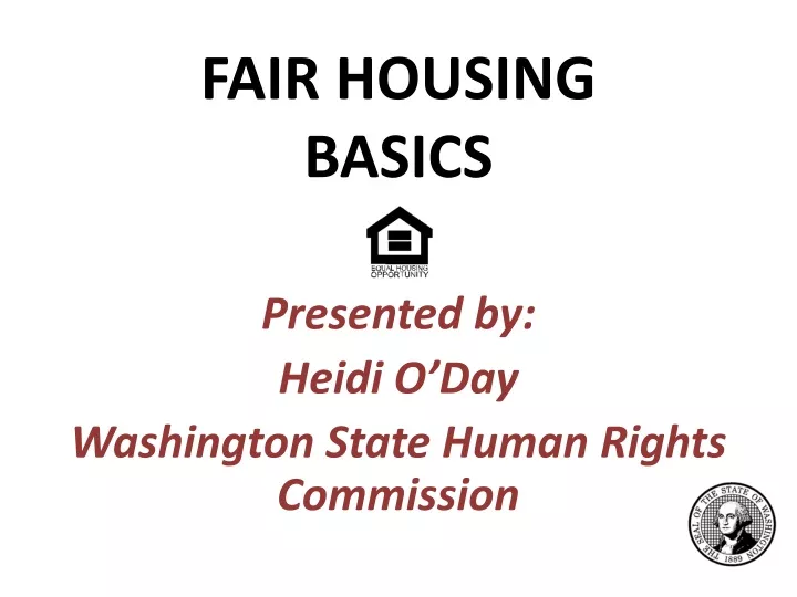 fair housing basics