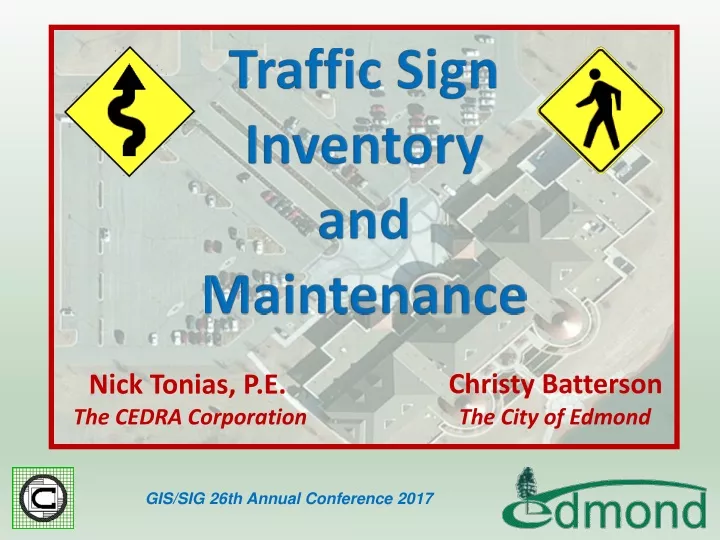 traffic sign inventory and maintenance