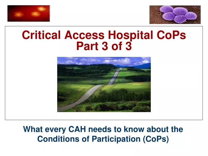 critical access hospital cops part 3 of 3