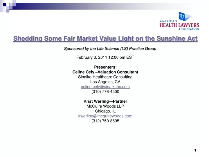 shedding some fair market value light