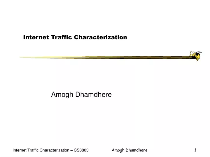 internet traffic characterization