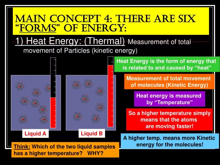 main concept 4 there are six forms of energy