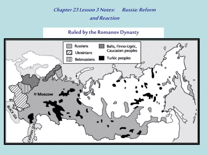 chapter 23 lesson 3 notes russia reform