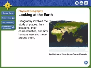 Physical Geography Looking at the Earth