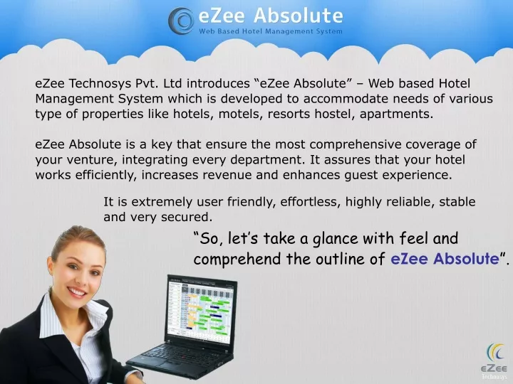 ezee technosys pvt ltd introduces ezee absolute