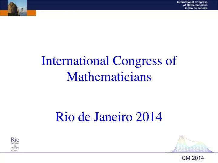 international congress of mathematicians