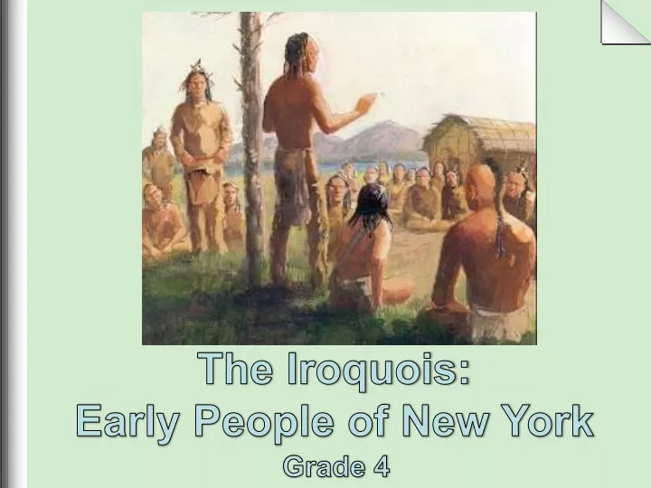 the iroquois early people of new york