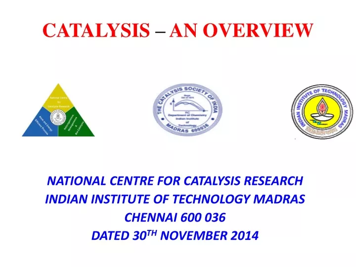 catalysis an overview