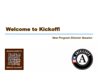 Welcome to Kickoff!