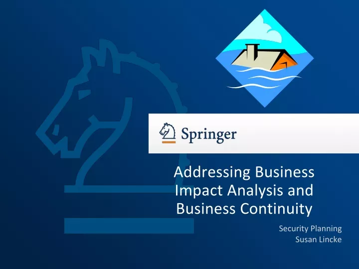 addressing business impact analysis and business continuity