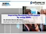 Improving Business Performance  by using XBRL Mr.  Christian Barrios Marchant - slide 1