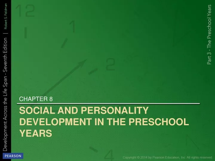 social and personality development in the preschool years