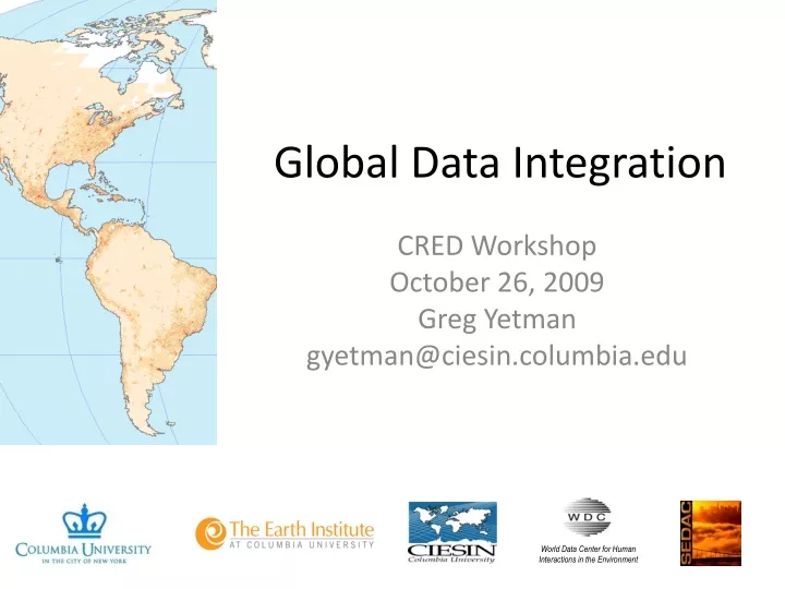 global data integration
