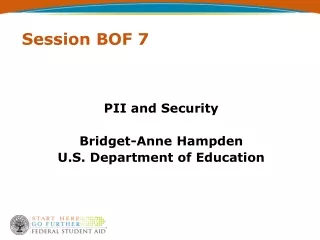 Session BOF 7