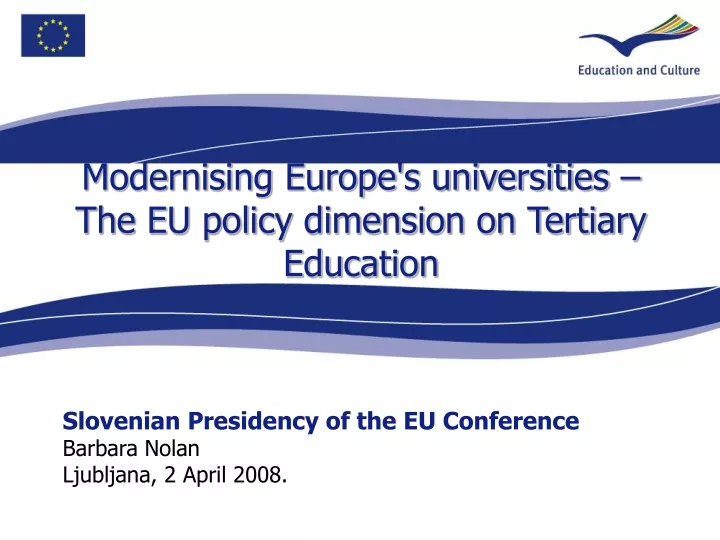 modernising europe s universities the eu policy