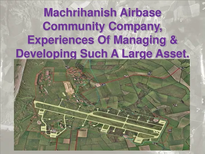 machrihanish airbase community company