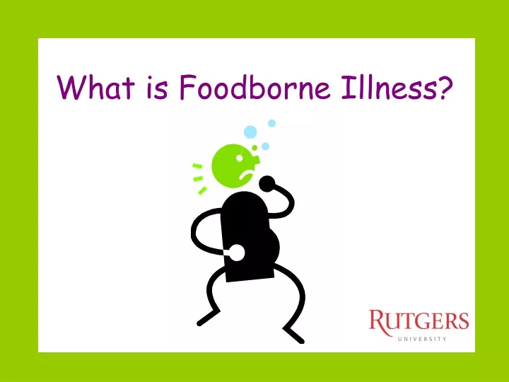 what is foodborne illness