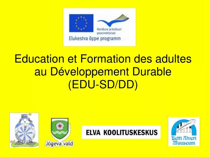 education et formation des adultes au d veloppement durable edu sd dd