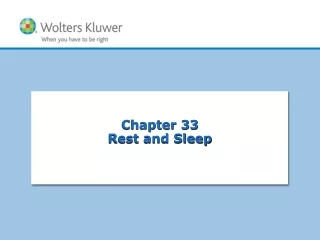 Chapter 33 Rest and Sleep