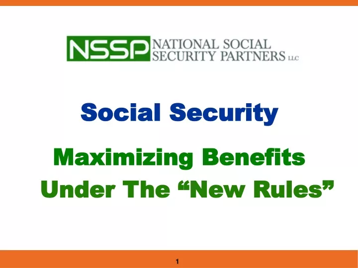 social security maximizing benefits under