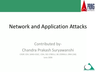 Network and Application Attacks
