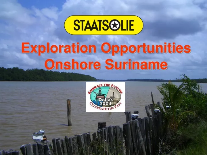exploration opportunities onshore suriname