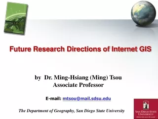 Future  Research Directions of Internet GIS
