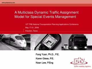 A Multiclass Dynamic Traffic Assignment Model for Special Events Management