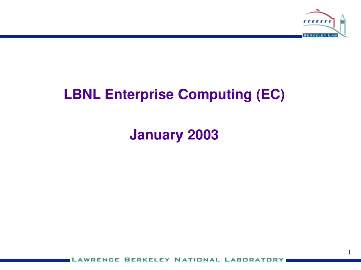 lbnl enterprise computing