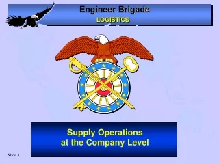 Supply Operations  at the Company Level