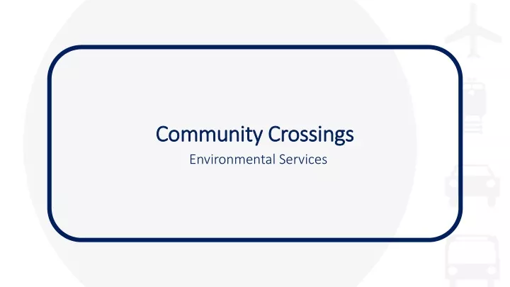 community crossings