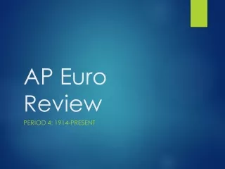 AP Euro Review