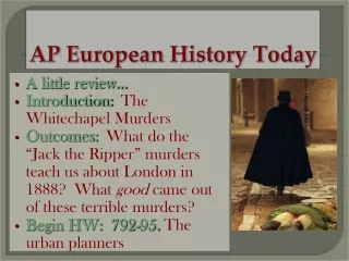 AP European History Today