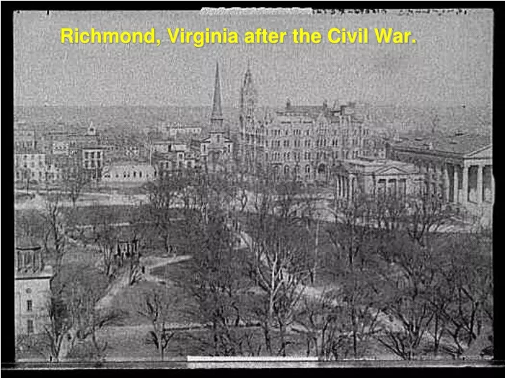 richmond virginia after the civil war