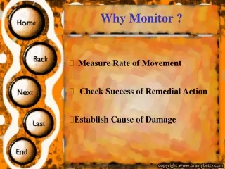 Why Monitor ?