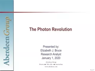 The Photon Revolution