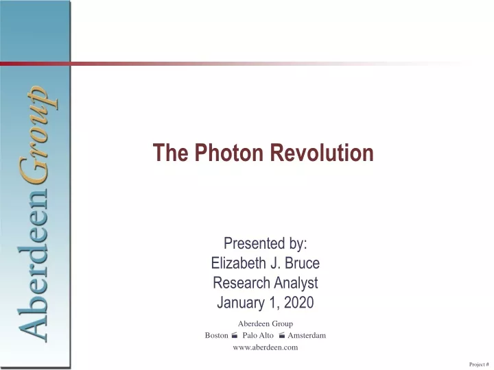 the photon revolution