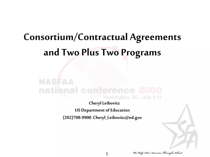 consortium contractual agreements and two plus