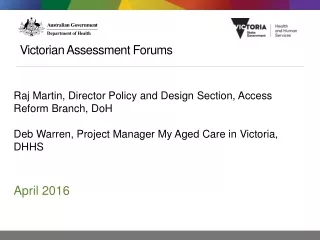Victorian Assessment Forums
