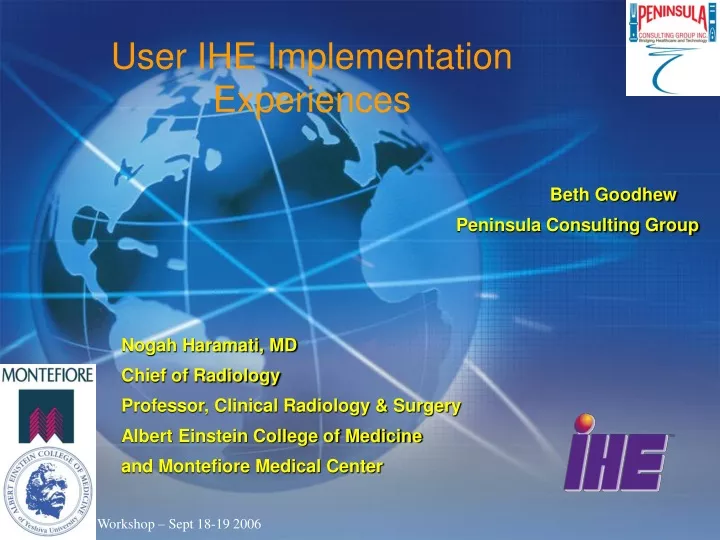 user ihe implementation experiences