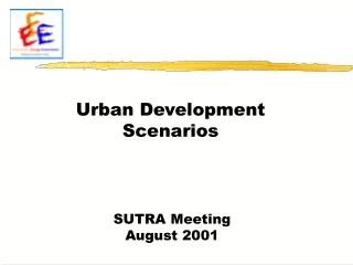 Urban Development Scenarios