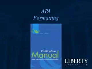 APA Formatting