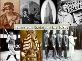 American Society in the 1920s