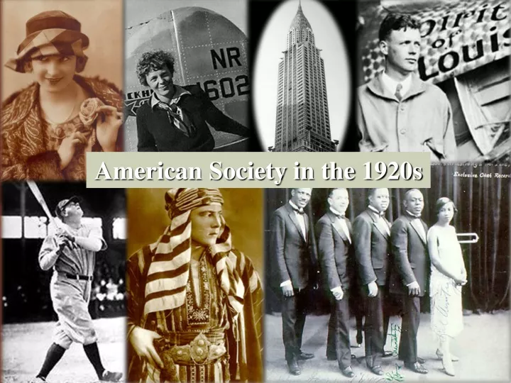 american society in the 1920s